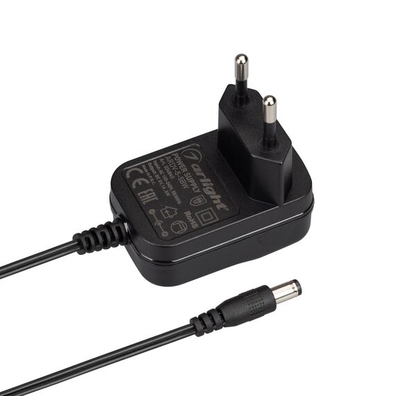 Arlight 034845 Блок питания ARDV-5-5BW (5V, 1A, 5W) (Arlight, Адаптер, 3 года) - ! УПАКОВКА СОСТОИТ ИЗ - 1 шт