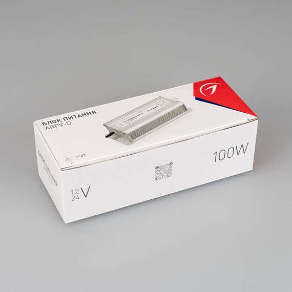 Arlight 026434 Блок питания ARPV-12100-D (12V, 8.3A, 100W) (Arlight, IP67 Металл, 3 года) - ! УПАКОВКА СОСТОИТ ИЗ - 1 шт, изображение 8