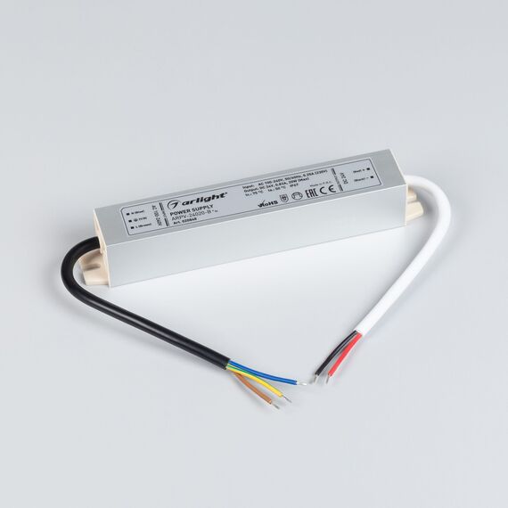 Arlight 020848 Блок питания ARPV-24020-B (24V, 0.8A, 20W) (Arlight, IP67 Металл, 3 года) - ! УПАКОВКА СОСТОИТ ИЗ - 1 шт, изображение 3