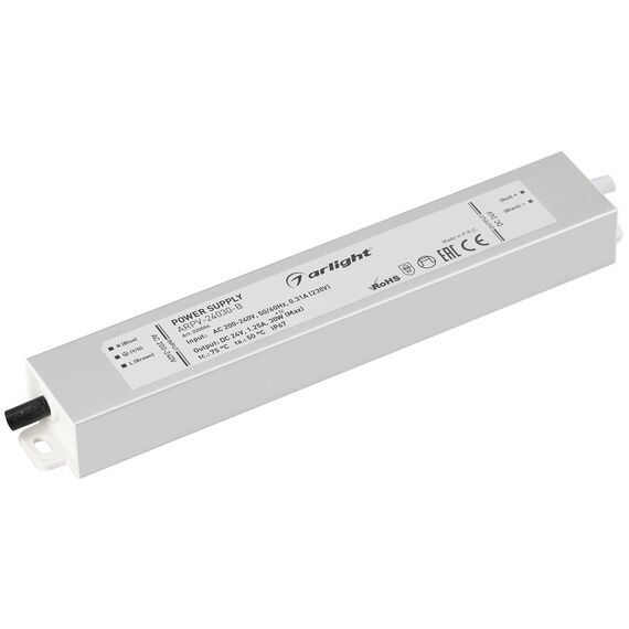Arlight 020004 Блок питания ARPV-24030-B (24V, 1.3A, 30W) (Arlight, IP67 Металл, 3 года) - ! УПАКОВКА СОСТОИТ ИЗ - 1 шт, изображение 2