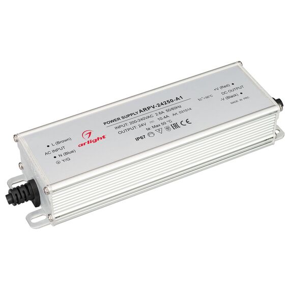 Arlight 031514 Блок питания ARPV-24250-A1 (24V, 10.4A, 250W) (Arlight, IP67 Металл, 3 года) - ! УПАКОВКА СОСТОИТ ИЗ - 1 шт