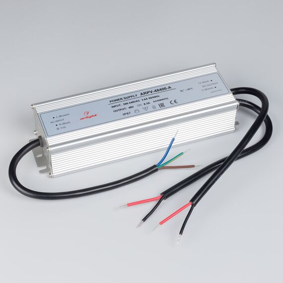 Arlight 028367(1) Блок питания ARPV-48400-A (48V, 8.3A, 400W) (Arlight, IP67 Металл, 3 года) - ! УПАКОВКА СОСТОИТ ИЗ - 1 шт, изображение 3