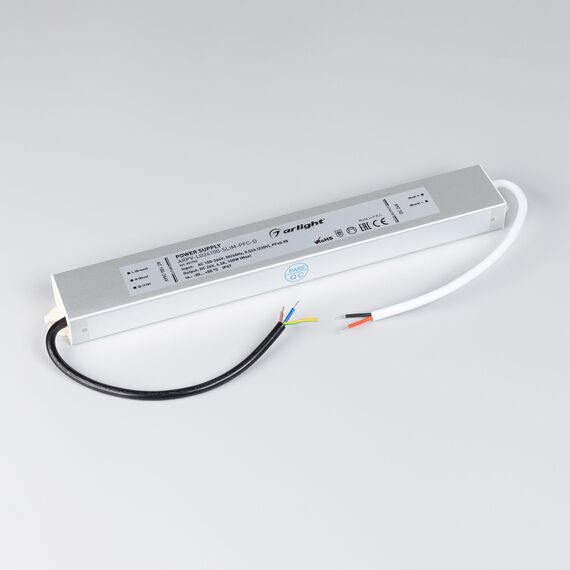 Arlight 031722 Блок питания ARPV-LG24100-SLIM-PFC-D (24V, 4.2A, 100W) (Arlight, IP67 Металл, 5 лет) - ! УПАКОВКА СОСТОИТ ИЗ - 1 шт, изображение 3