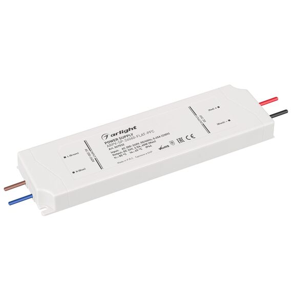 Arlight 047532 Блок питания ARPV-SP-24060-FLAT-PFC (24V, 2.5A, 60W) (Arlight, IP44 Пластик, 5 лет) - ! УПАКОВКА СОСТОИТ ИЗ - 1 шт
