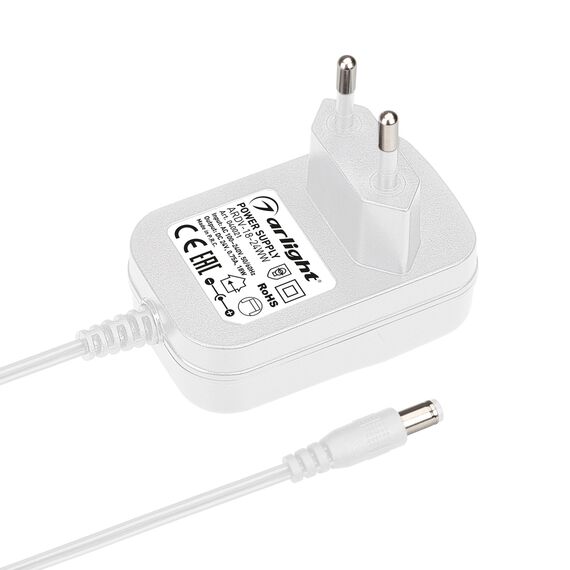 Arlight 040021 Блок питания ARDV-18-24WW (24V, 0,75A, 18W) (Arlight, Адаптер, 3 года) - ! УПАКОВКА СОСТОИТ ИЗ - 1 шт, изображение 2