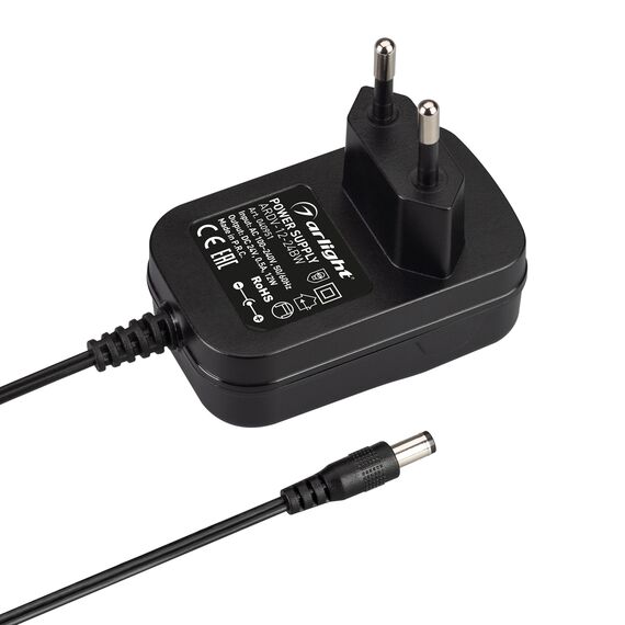 Arlight 040951 Блок питания ARDV-12-24BW (24V, 0.5A, 12W) (Arlight, Адаптер, 3 года) - ! УПАКОВКА СОСТОИТ ИЗ - 1 шт