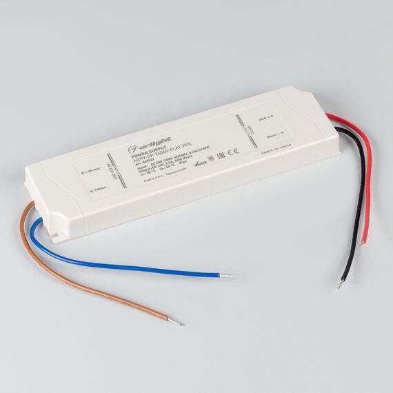 Arlight 047532 Блок питания ARPV-SP-24060-FLAT-PFC (24V, 2.5A, 60W) (Arlight, IP44 Пластик, 5 лет) - ! УПАКОВКА СОСТОИТ ИЗ - 1 шт, изображение 4