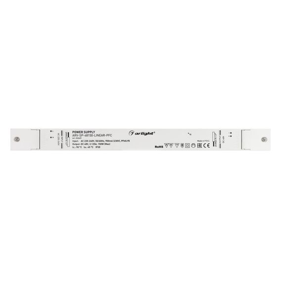 Arlight 032629 Блок питания ARV-SP-48150-LINEAR-PFC (48V, 3.125A, 150W) (Arlight, IP20 Пластик, 5 лет) - ! УПАКОВКА СОСТОИТ ИЗ - 1 шт, изображение 4