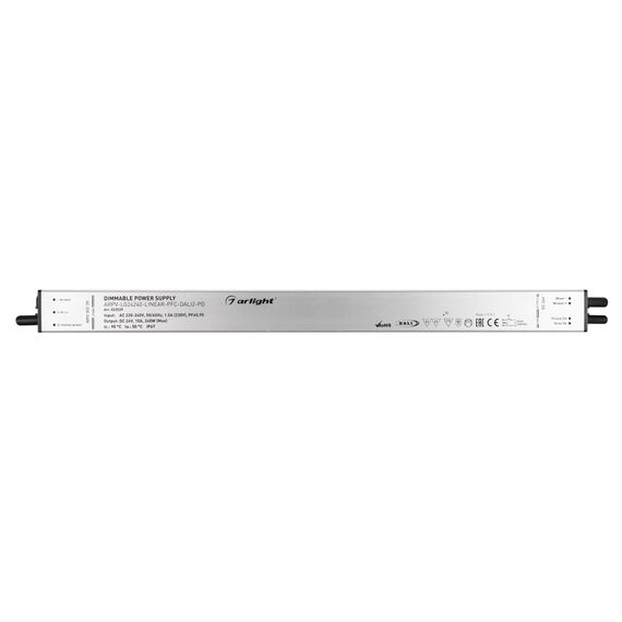 Arlight 033539 Блок питания ARPV-LG24240-LINEAR-PFC-DALI2-PD (24V, 10A, 240W) (Arlight, IP67 Металл, 5 лет) - ! УПАКОВКА СОСТОИТ ИЗ - 1 шт, изображение 4