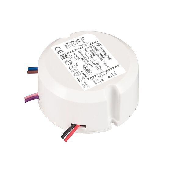 Arlight 046793 Блок питания ARJ-SN-44500-PFC-DALI-R (20W, 9-40V, 0.5A) (Arlight, IP20 Пластик, 3 года) - ! УПАКОВКА СОСТОИТ ИЗ - 1 шт, изображение 2