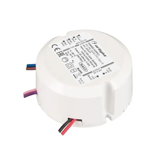 Arlight 039377 Блок питания ARJ-KE-36600-PFC-DALI-R (22W, 9-36V, 0.6A) (Arlight, IP20 Пластик, 3 года) - ! УПАКОВКА СОСТОИТ ИЗ - 1 шт