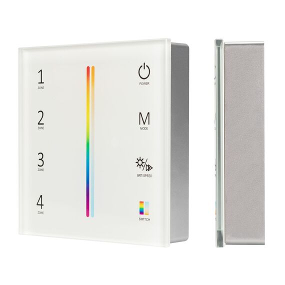 Arlight 028309 Панель Sens SMART-P55-MULTI White (3V, 4 зоны, 2.4G) (Arlight, IP20 Пластик, 5 лет) - ! УПАКОВКА СОСТОИТ ИЗ - 1 шт