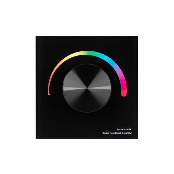 Arlight 033763 Панель SMART-P8-RGB-G-IN Black (12-24V, 3x4A, Rotary, 2.4G) (Arlight, IP20 Пластик, 5 лет) - ! УПАКОВКА СОСТОИТ ИЗ - 1 шт, изображение 4