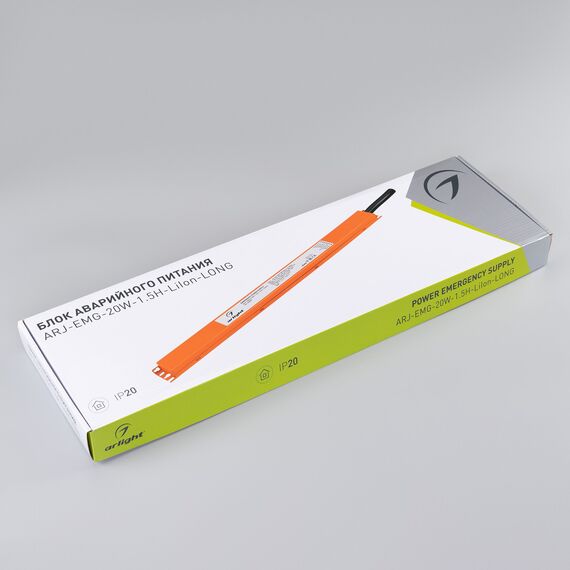 Arlight 043591 Блок аварийного питания ARJ-EMG-20W-1.5H-LiIon-LONG (Arlight, IP20 Металл, 5 лет) - ! УПАКОВКА СОСТОИТ ИЗ - 1 шт, изображение 5