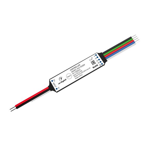 Arlight 028443 Контроллер SMART-K49-RGBW (12-24V, 4x1A, 2.4G) (Arlight, IP20 Пластик, 5 лет) - ! УПАКОВКА СОСТОИТ ИЗ - 1 шт