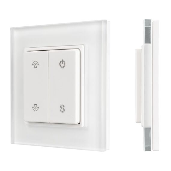 Arlight 032983 Панель SMART-P47-DIM-G-SUF (3V, 1 зона, Knob, 2.4G) (Arlight, Стекло) - ! УПАКОВКА СОСТОИТ ИЗ - 1 шт, изображение 2