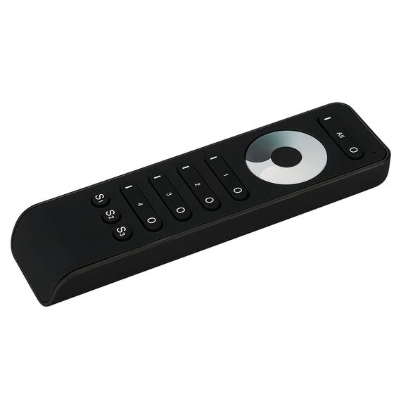 Arlight 025030 Пульт SMART-R33-DIM Black (4 зоны, 2.4G) (Arlight, IP20 Пластик, 5 лет) - ! УПАКОВКА СОСТОИТ ИЗ - 1 шт, изображение 2