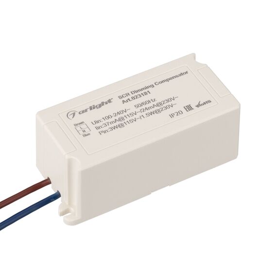 Arlight 023181 Усилитель компенсирующий ARL-TB01 (230V, TRIAC) (Arlight, IP20 Пластик, 2 года) - ! УПАКОВКА СОСТОИТ ИЗ - 1 шт