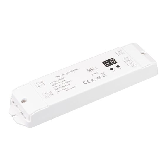 Arlight 046509 INTELLIGENT ARLIGHT Конвертер SMART-0/1-10V-302-82-SUF (230V, 5A, DALI) (IARL, IP20 Пластик, 5 лет) 046509