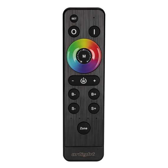 Arlight 027154 Пульт ARL-1022-SIRIUS-RGBW Black (4 зоны, 2.4G) (Arlight, IP20 Пластик, 3 года) - ! УПАКОВКА СОСТОИТ ИЗ - 1 шт, изображение 3