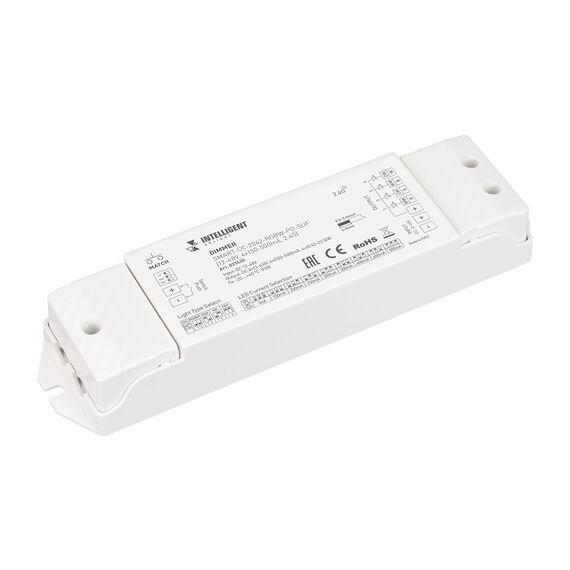 Arlight 037420 INTELLIGENT ARLIGHT Диммер SMART-CC-2042-RGBW-PD-SUF (12-48V, 4x150-500mA, 2,4G) (IARL, IP20 Пластик, 5 лет) 037420