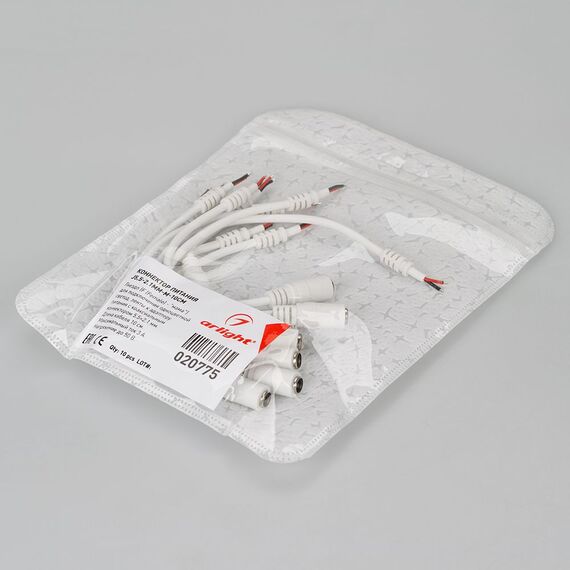 Arlight 020775 Коннектор питания J5,5-2,1mm-M-10cm (Arlight, -) 020775, изображение 6