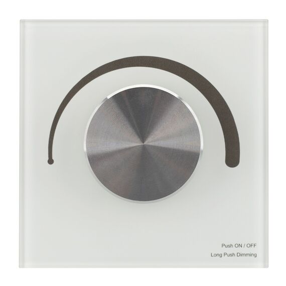 Arlight 028432 Панель SMART-P98-DIM-G-IN White (230V, 1.5A, 0/1-10V, Rotary, 2.4G) (Arlight, Стекло) - ! УПАКОВКА СОСТОИТ ИЗ - 1 шт, изображение 3