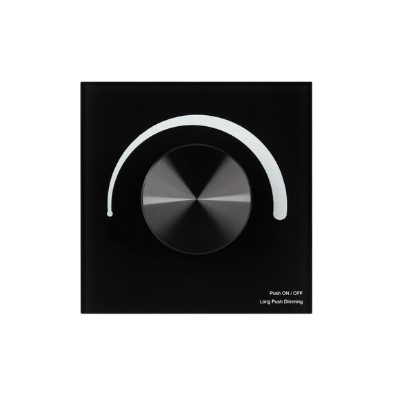 Arlight 028109 Панель SMART-P37-DIM-IN Black (230V, 1.2A, TRIAC, Rotary, 2.4G) (Arlight, IP20 Пластик, 5 лет) - ! УПАКОВКА СОСТОИТ ИЗ - 1 шт, изображение 4