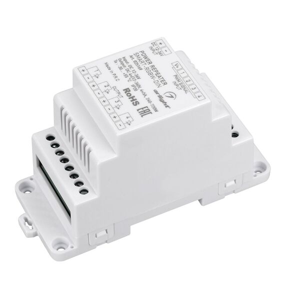 Arlight 025169 Усилитель SMART-RGBW-DIN (12-36V, 4x5A) (Arlight, IP20 Пластик, 5 лет) 025169, изображение 2