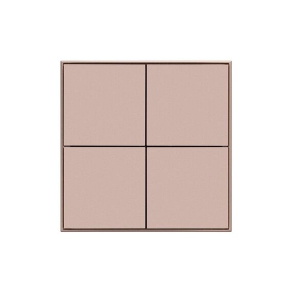 Arlight 039669 INTELLIGENT ARLIGHT Кнопочная панель KNX-304-23-IN Champagne (BUS, Frame) (IARL, IP20 Металл, 2 года) - ! УПАКОВКА СОСТОИТ ИЗ - 1 шт, изображение 4