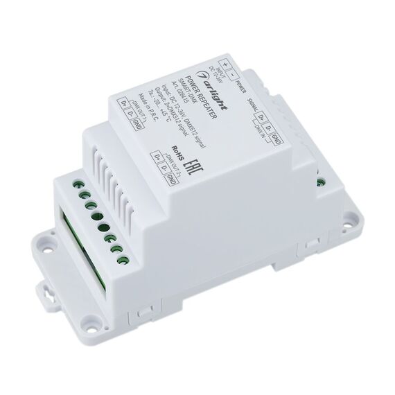 Arlight 028415 Усилитель SMART-DMX (12-36V, 2CH, DIN) (Arlight, IP20 Пластик, 5 лет) 028415, изображение 2