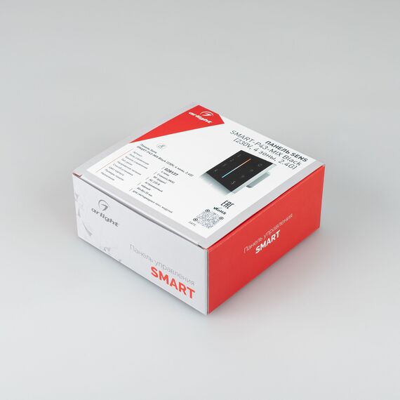 Arlight 028137 Панель Sens SMART-P43-MIX Black (230V, 4 зоны, 2.4G) (Arlight, IP20 Пластик, 5 лет) - ! УПАКОВКА СОСТОИТ ИЗ - 1 шт, изображение 5