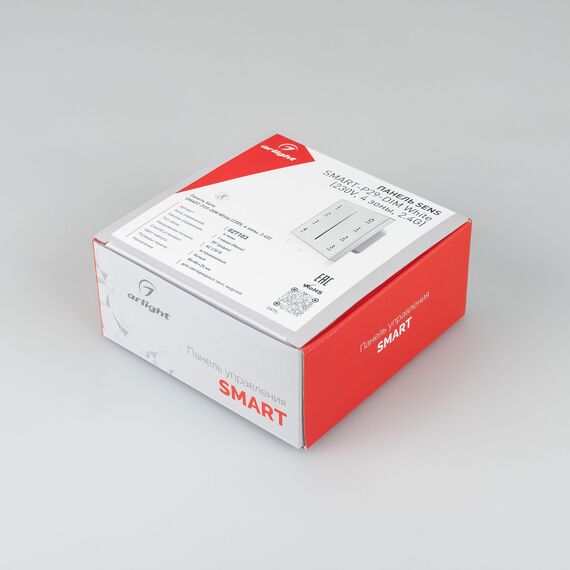 Arlight 027103 Панель Sens SMART-P29-DIM White (230V, 4 зоны, 2.4G) (Arlight, IP20 Пластик, 5 лет) - ! УПАКОВКА СОСТОИТ ИЗ - 1 шт, изображение 5