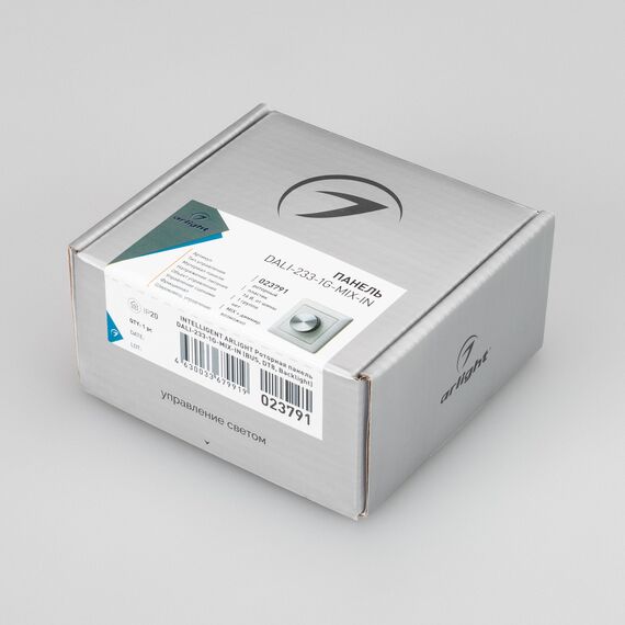 Arlight 023791 INTELLIGENT ARLIGHT Роторная панель DALI-233-1G-MIX-IN (BUS, DT8, Backlight) (Arlight, -) - ! УПАКОВКА СОСТОИТ ИЗ - 1 шт, изображение 5