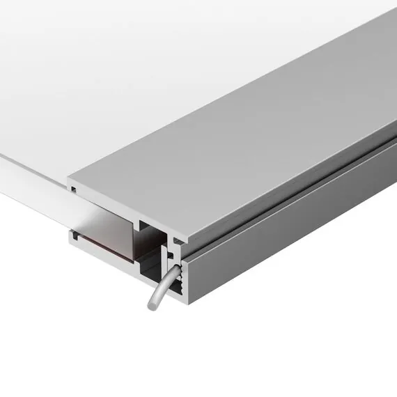 Arlight 019193 Профиль KLUS-GLASS-56-2000 ANOD (Arlight, Алюминий) - ! УПАКОВКА СОСТОИТ ИЗ - 2 м/п, изображение 2