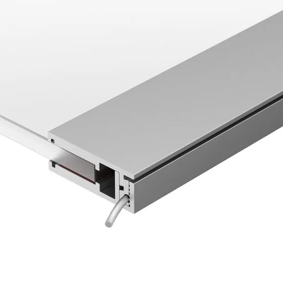 Arlight 019193 Профиль KLUS-GLASS-56-2000 ANOD (Arlight, Алюминий) - ! УПАКОВКА СОСТОИТ ИЗ - 2 м/п, изображение 4