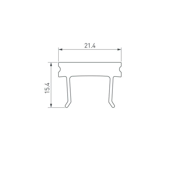 Arlight 035037 Экран HR-FACADE-2000 матовый (Arlight, Пластик) - ! УПАКОВКА СОСТОИТ ИЗ - 2 м/п, изображение 3