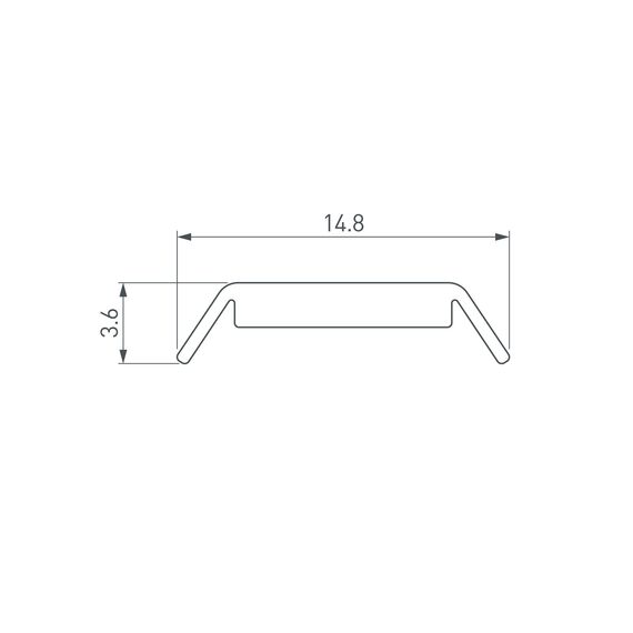 Arlight 013295 Экран прозрачный для PHS (Arlight, Пластик) - ! УПАКОВКА СОСТОИТ ИЗ - 2 м/п, изображение 4