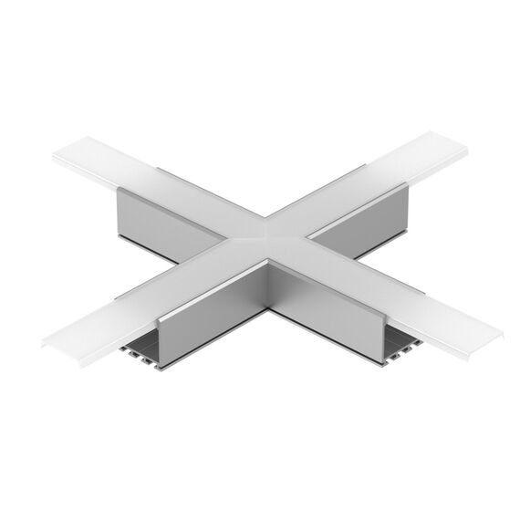 Arlight 026244 Крестовина PLS-LOCK-H25-Х90 (с экраном MAT-L) (Arlight, Металл) - ! УПАКОВКА СОСТОИТ ИЗ - 1 шт