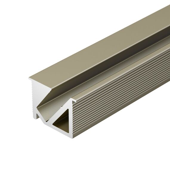 Arlight 038200 Профиль SL-BEVEL-H10-F14-2000 ANOD OLIVE GREY (Arlight, Алюминий) - ! УПАКОВКА СОСТОИТ ИЗ - 2 м/п, изображение 13