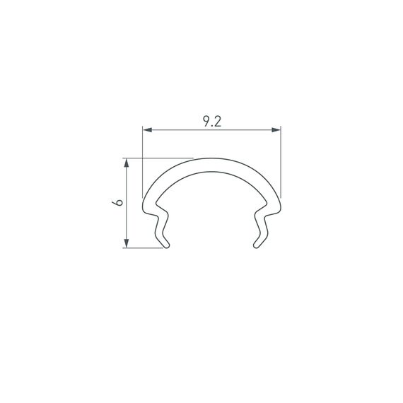 Arlight 029567 Экран матовый ROUND-D10.5-2000 OPAL (Arlight, Пластик) - ! УПАКОВКА СОСТОИТ ИЗ - 2 м/п, изображение 4