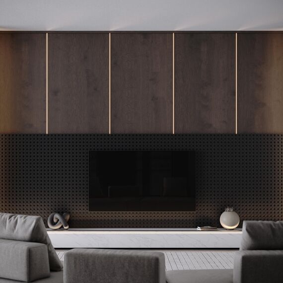 Arlight 038200 Профиль SL-BEVEL-H10-F14-2000 ANOD OLIVE GREY (Arlight, Алюминий) - ! УПАКОВКА СОСТОИТ ИЗ - 2 м/п, изображение 8