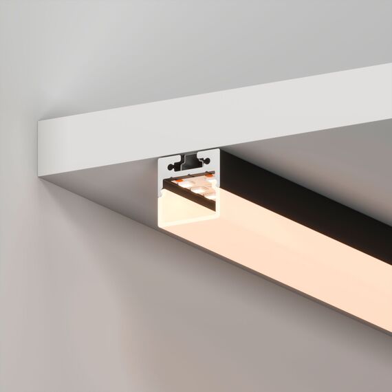 Arlight 027993 Профиль с экраном SL-LINE-2011M-2500 BLACK+OPAL SQUARE (Arlight, Алюминий) - ! УПАКОВКА СОСТОИТ ИЗ - 1 компл, изображение 5