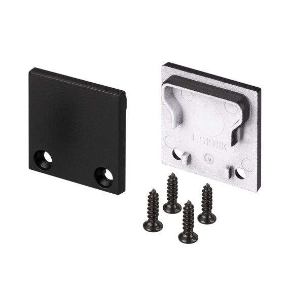 Arlight 029180 Заглушка SL-LINE-2011M SQUARE BLACK глухая (Arlight, Пластик) - ! УПАКОВКА СОСТОИТ ИЗ - 1 компл