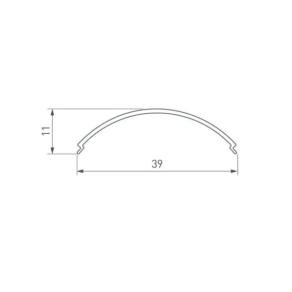 Arlight 019334 Экран SL-KANT-H30 ROUND OPAL (Arlight, Пластик) - ! УПАКОВКА СОСТОИТ ИЗ - 2 м/п, изображение 3