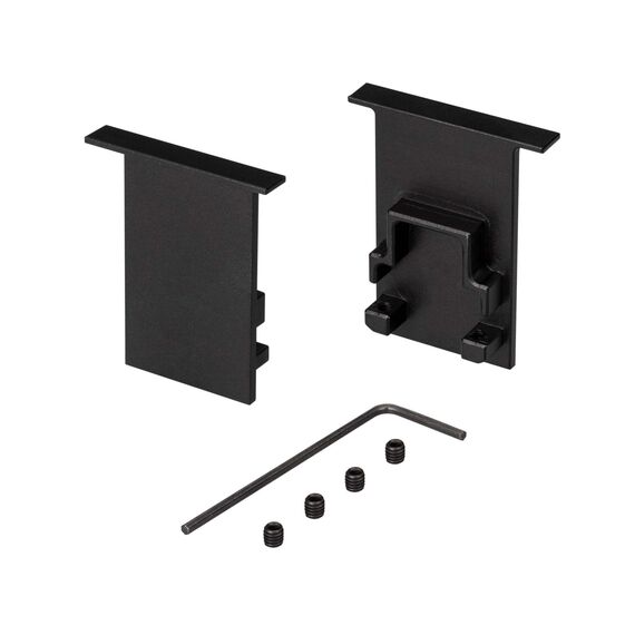 Arlight 031782 Заглушка SL-COMFORT-2542-F BLACK глухая (Arlight, Металл) - ! УПАКОВКА СОСТОИТ ИЗ - 1 компл