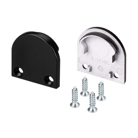 Arlight 029176 Заглушка SL-LINE-2011M ROUND BLACK глухая (Arlight, Пластик) - ! УПАКОВКА СОСТОИТ ИЗ - 1 компл