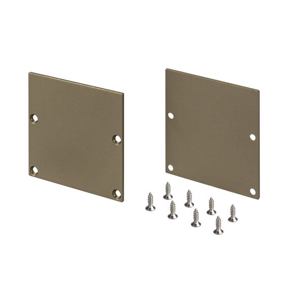 Arlight 038653 Заглушка SL-LINE-5050-LW OLIVE GREY глухая (Arlight, Металл) - ! УПАКОВКА СОСТОИТ ИЗ - 1 компл