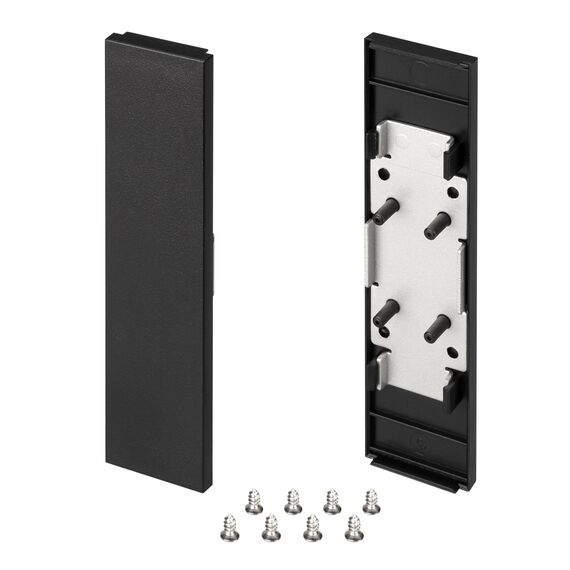 Arlight 033038 Заглушка SL-LINE-25100-DUAL BLACK глухая (Arlight, Пластик) - ! УПАКОВКА СОСТОИТ ИЗ - 1 компл