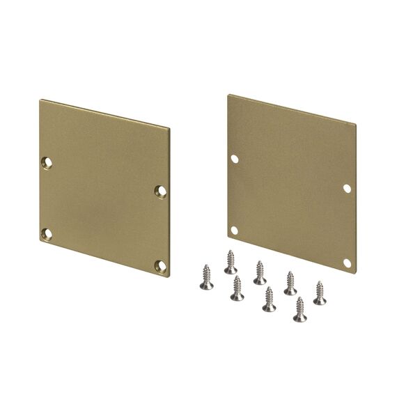 Arlight 039984 Заглушка SL-LINE-5050-LW GOLD глухая (Arlight, Металл) - ! УПАКОВКА СОСТОИТ ИЗ - 1 компл